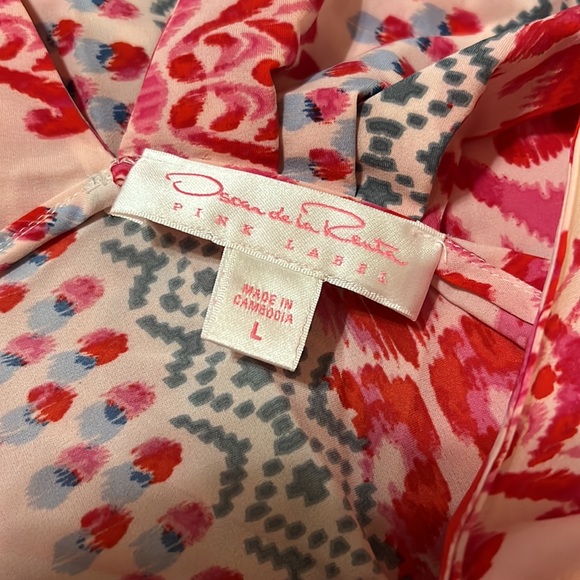 Vintage Oscar de la Renta chiffon nightgown - Picture 3 of 3